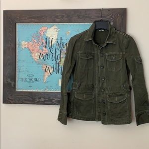 J. Crew military green Jacket